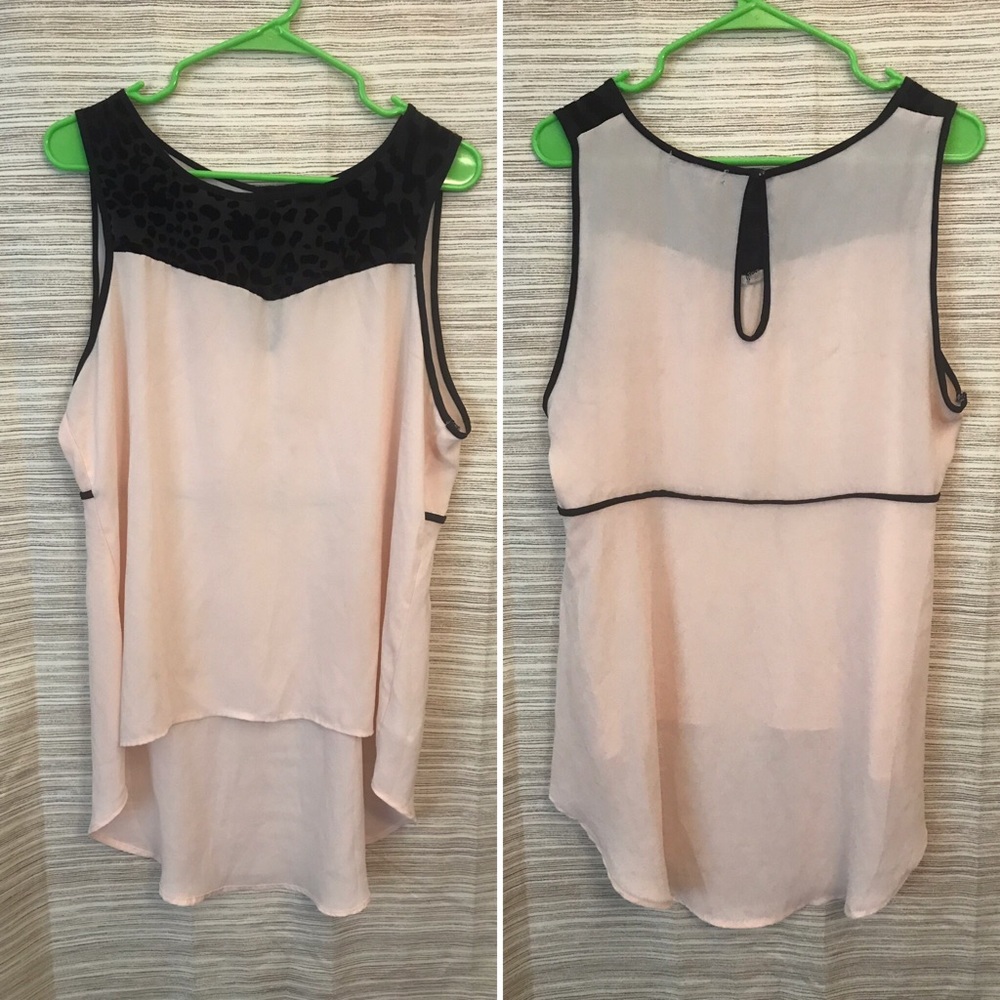 FINAL PRICE⬇️ ASOS sheer sleeveless hi/lo top